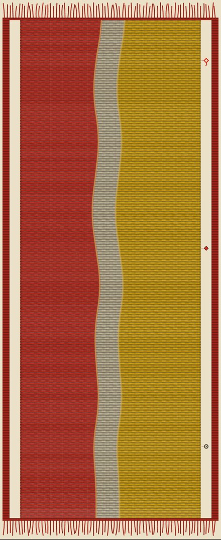 woven match scarf